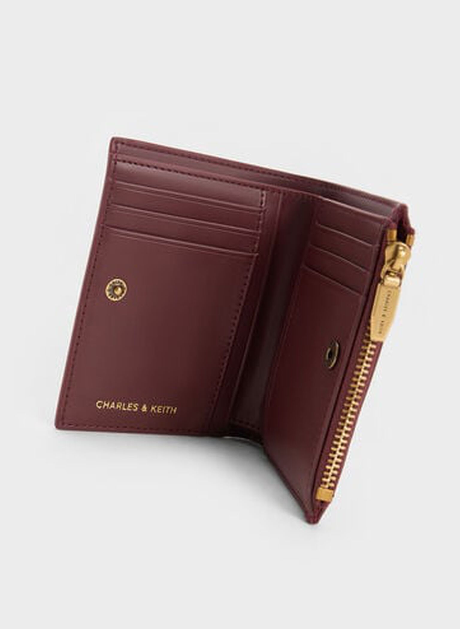 Harmonee Top Zip Small Wallet, Mulberry Plum, hi-res