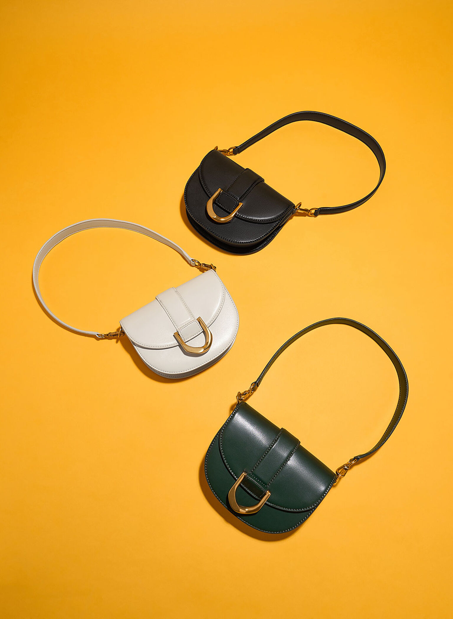 Mini Gabine Saddle Bag, Black, hi-res