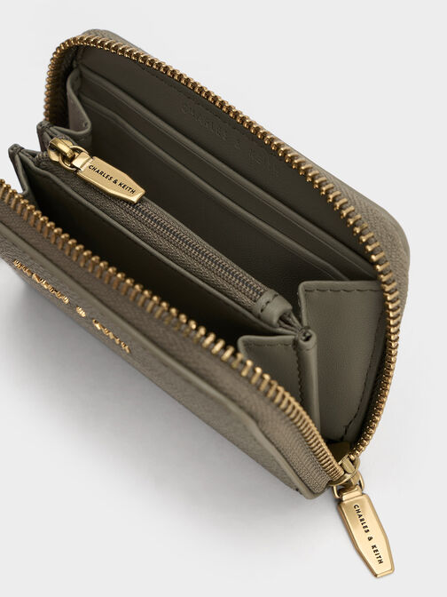 Errya Zip-Around Wallet, Khaki, hi-res