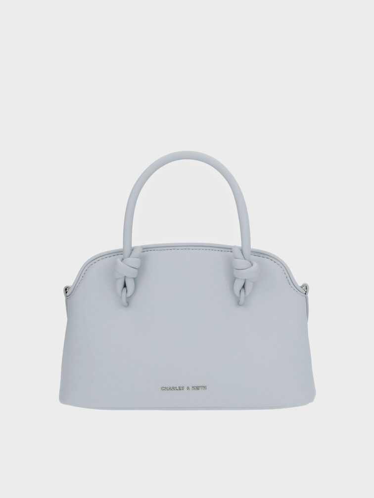 Sammie Knotted-Handle Bowling Bag, Sea Salt Blue, hi-res
