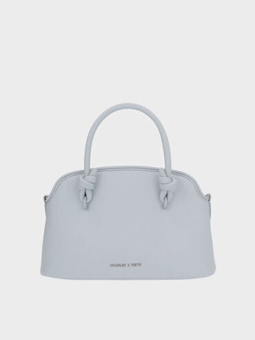 Sammie Knotted-Handle Bowling Bag, Sea Salt Blue, hi-res