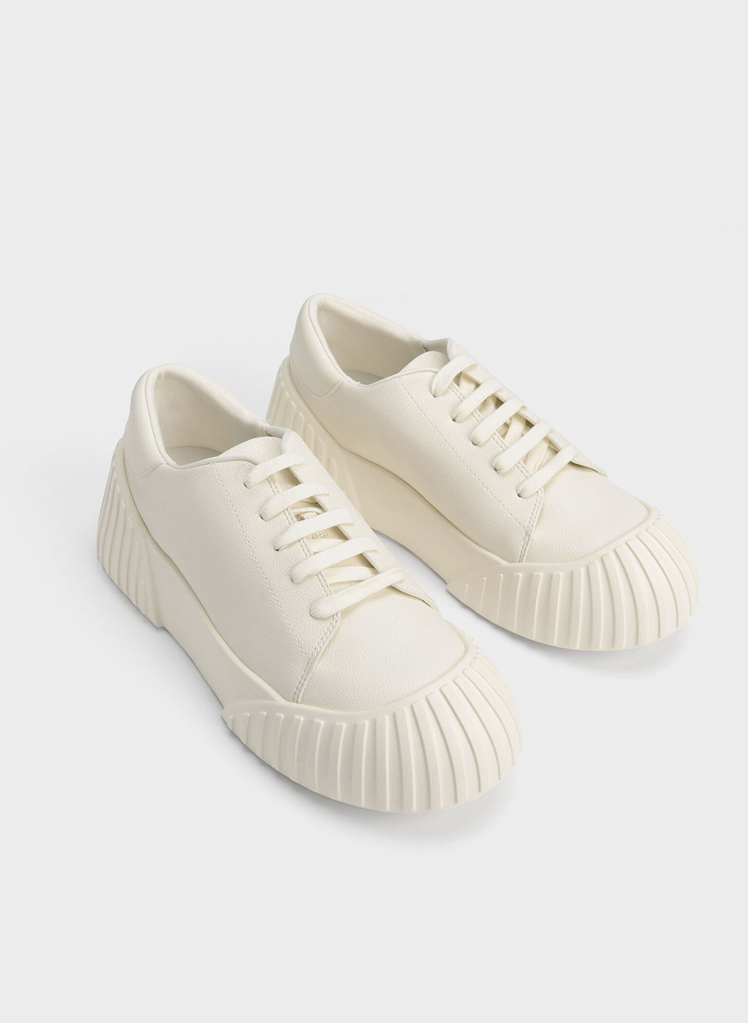 Adrian Chunky Sole Sneakers, Chalk, hi-res