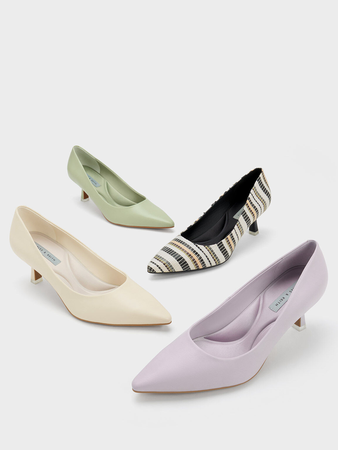 Lilac kitten shop heel shoes uk