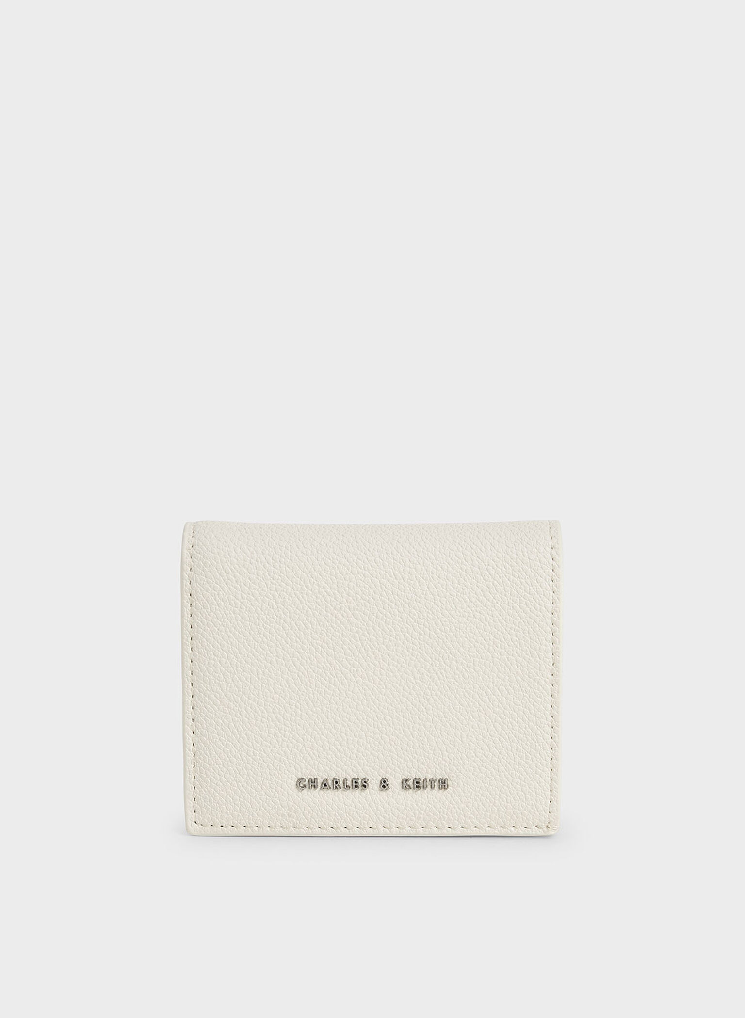 Front Flap Small Wallet, Cream, hi-res
