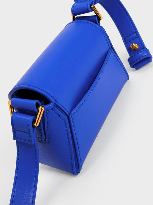 Nasrin Geometric Mini Bag, Cerulean, hi-res