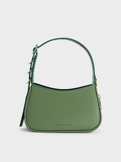 Mini Rebel Hobo Bag, Green, hi-res
