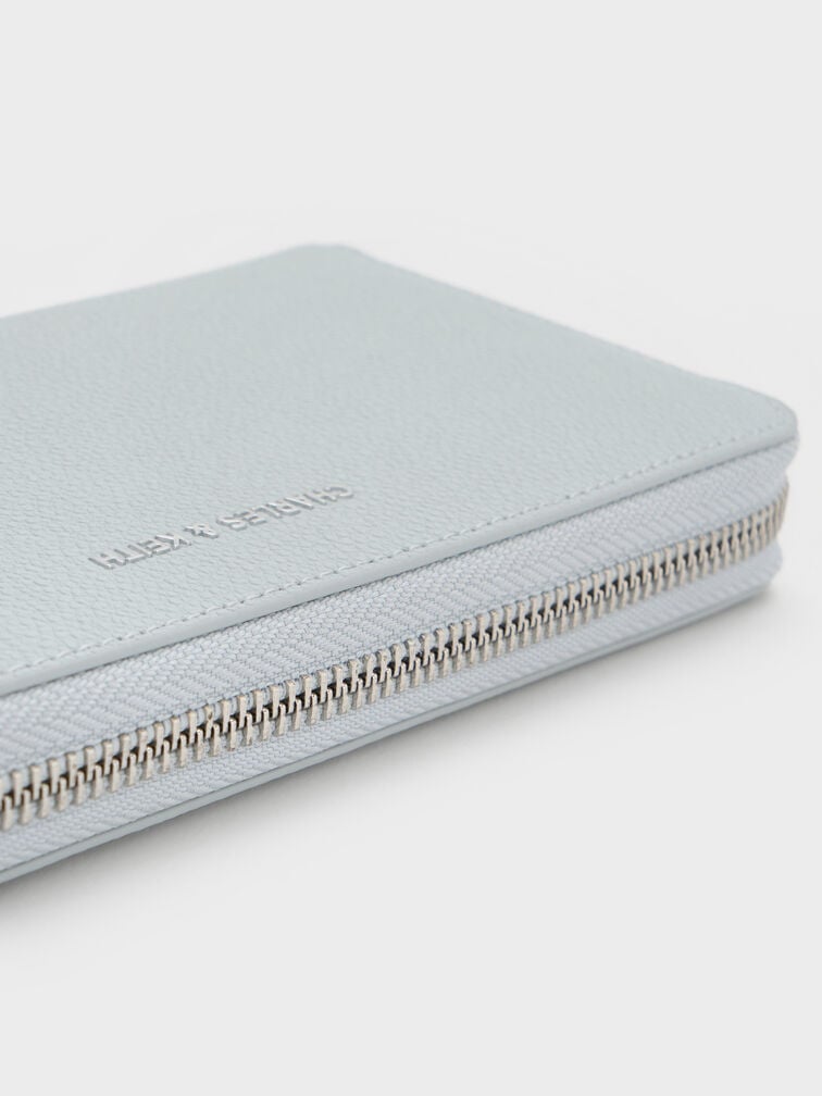 Dulcie Zip-Around Long Wallet, Sea Salt Blue, hi-res