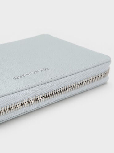Dulcie Zip-Around Long Wallet, Sea Salt Blue, hi-res
