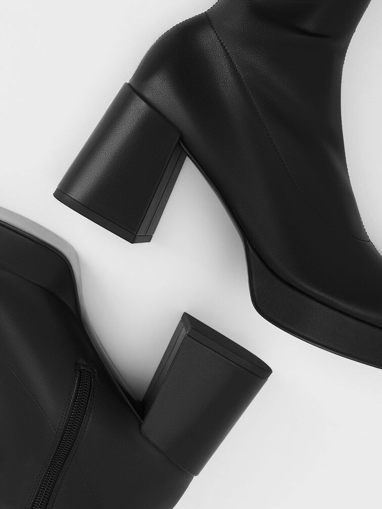 Evie Platform Thigh-High Boots, Black, hi-res