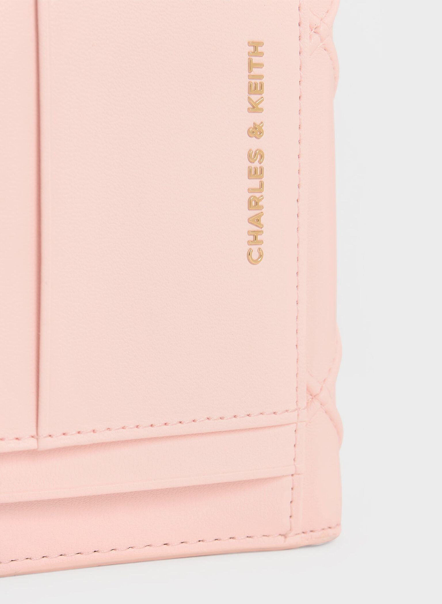 Eleni Quilted Wallet, Light Pink, hi-res