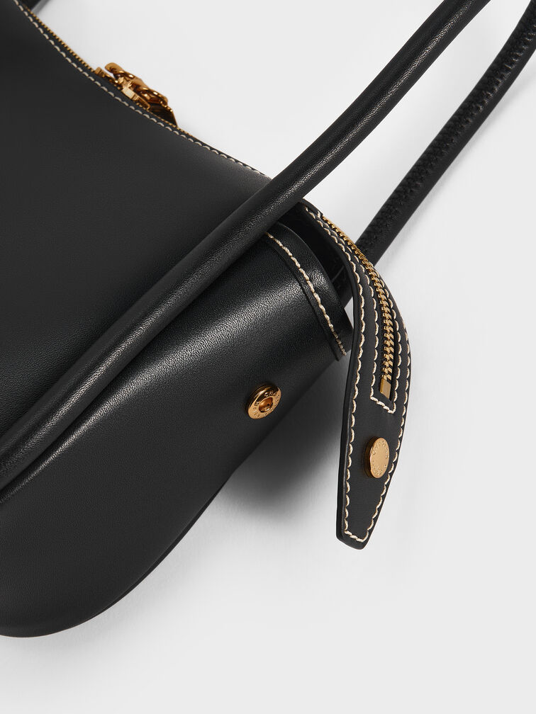 Lyla Shoulder Bag, Black, hi-res