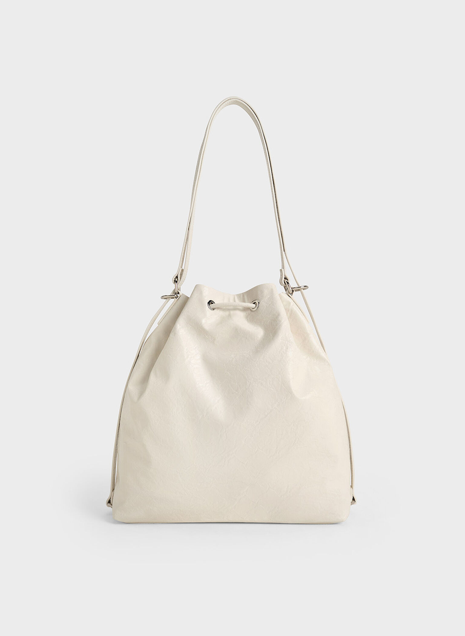 Neva Two-Way Bucket Bag, Cream, hi-res