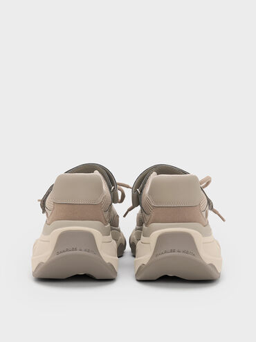 Gaskell Mesh Mary Jane Sneakers, Taupe, hi-res