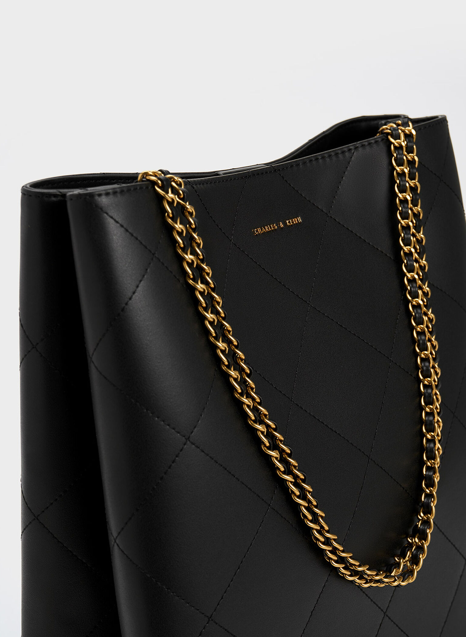 Leia Braided Handle Tote Bag, Black, hi-res