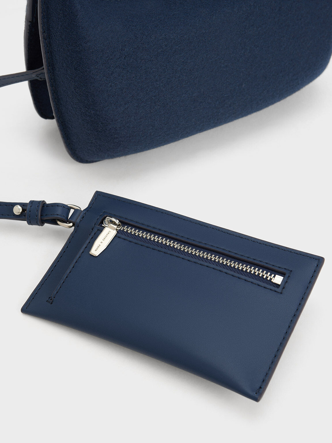 Mini coin purse with sale handle