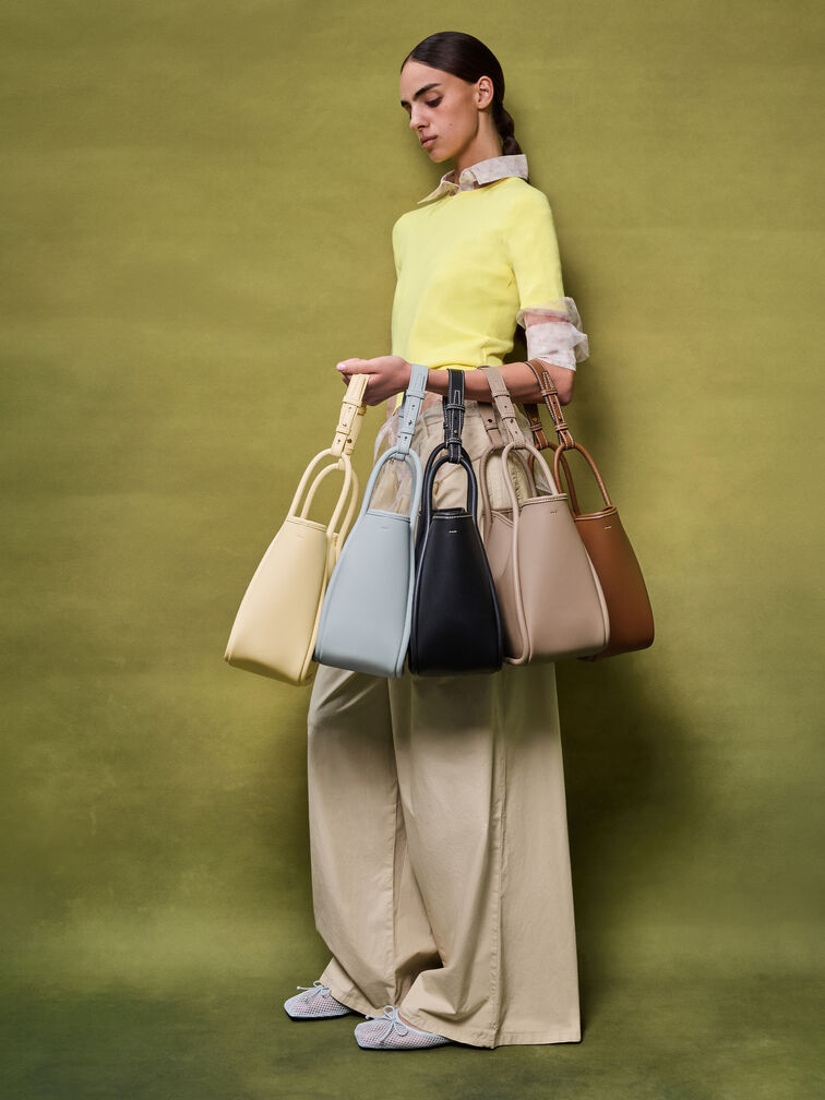 Mini Lyla Tubular Tote Bag, Sea Salt Blue, hi-res
