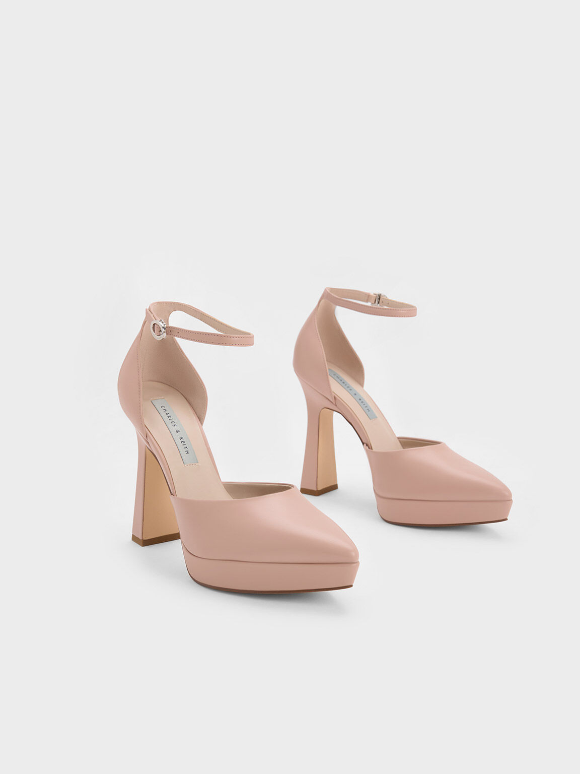 Charles and keith ankle strap heels best sale