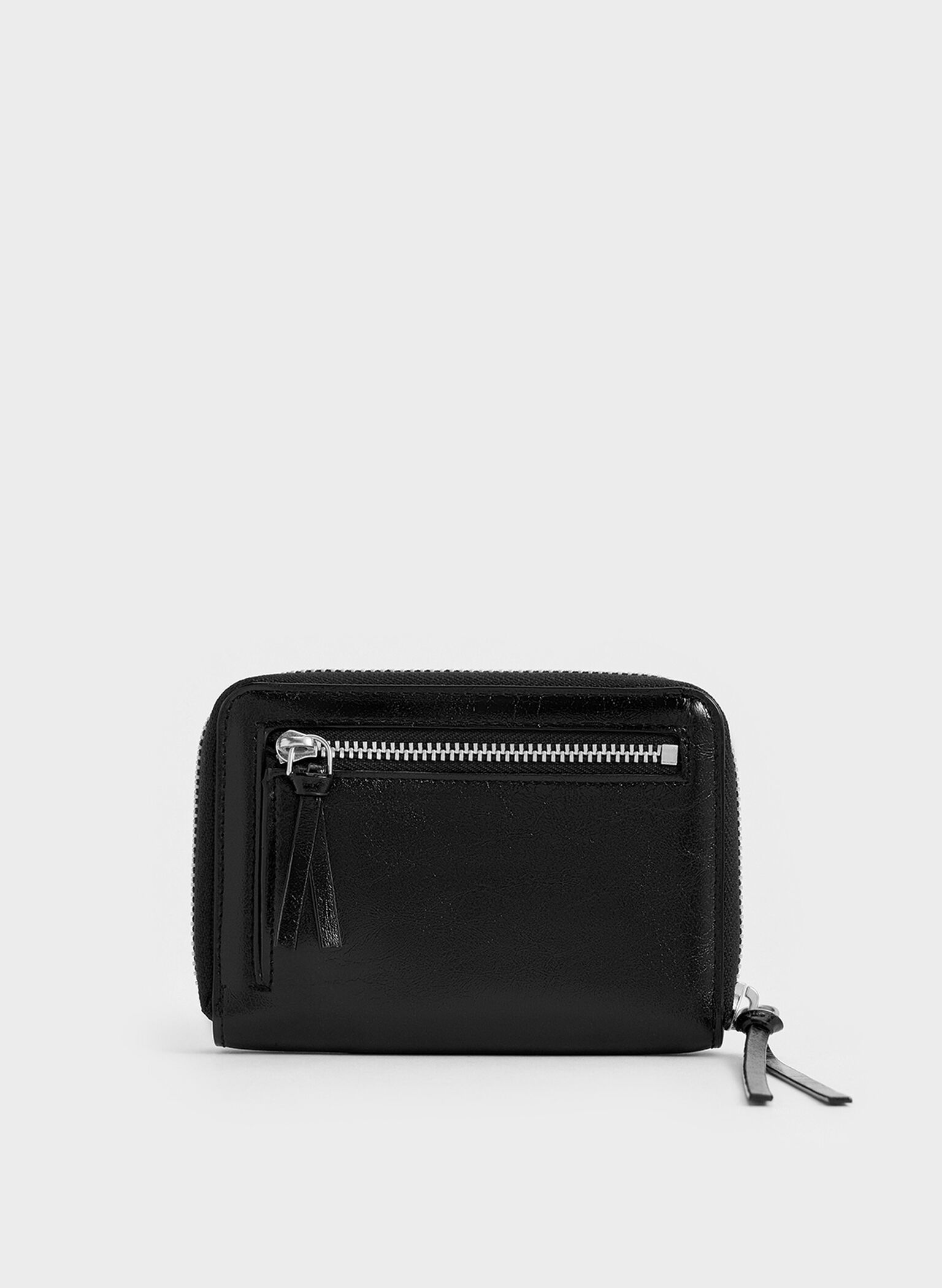 Xylia Zip-Around Wallet, Noir, hi-res