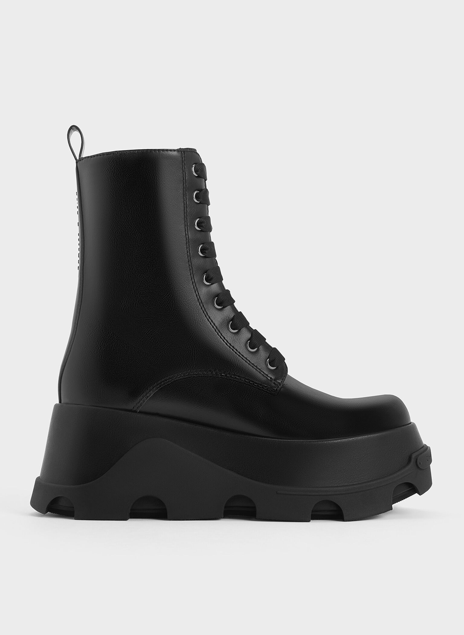 Triana Platform Ankle Boots, Black, hi-res