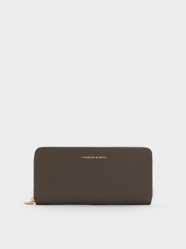Dulcie Zip-Around Long Wallet, Dark Moss, hi-res
