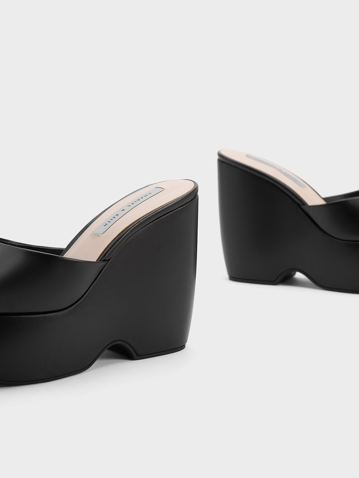 Wedge deals mules shoes