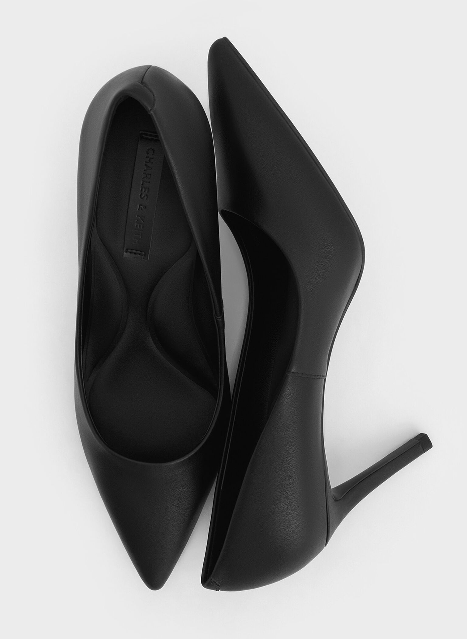 Emmy Pointed-Toe Stiletto Pumps, Black, hi-res