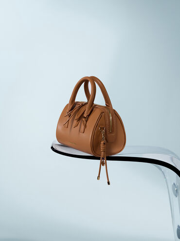 Everleigh Bowling Bag, Russet Brown, hi-res