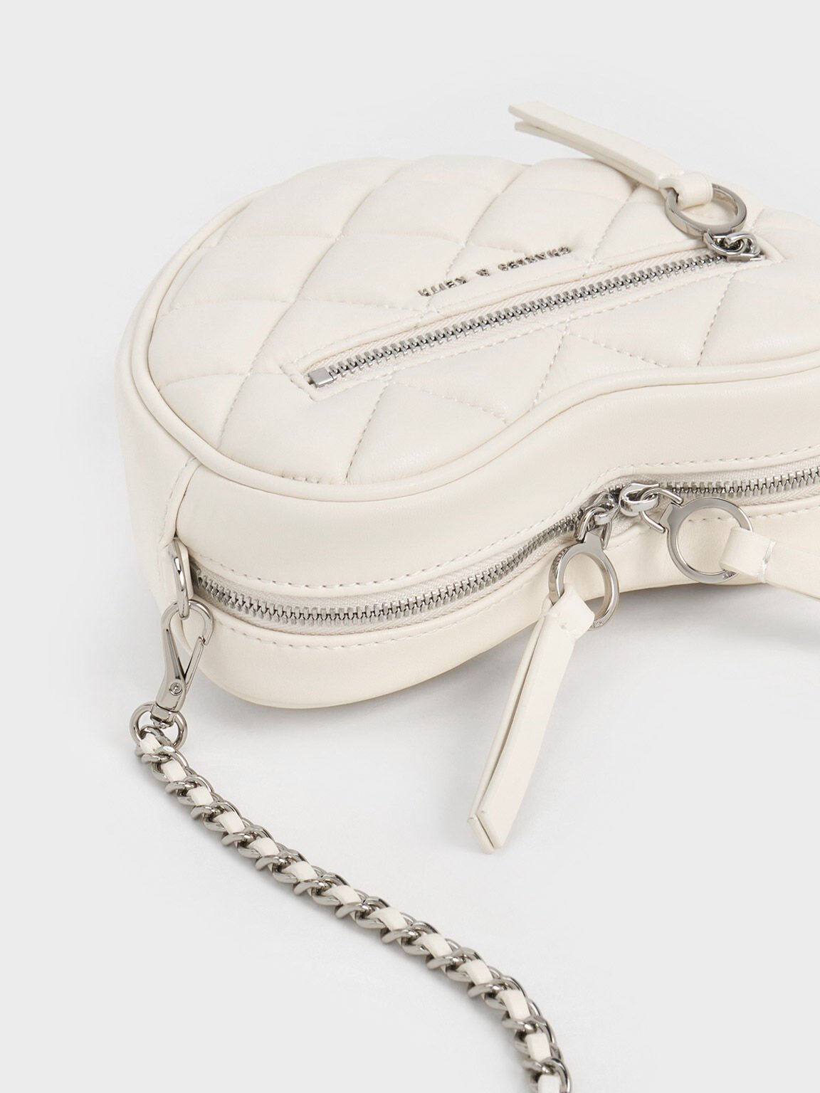 Charles and keith sales quilted sling bag