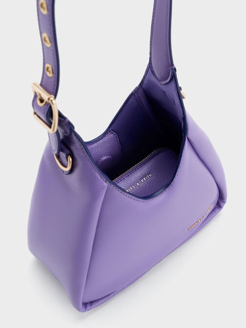 Mini Buzz Hobo Bag, Purple, hi-res