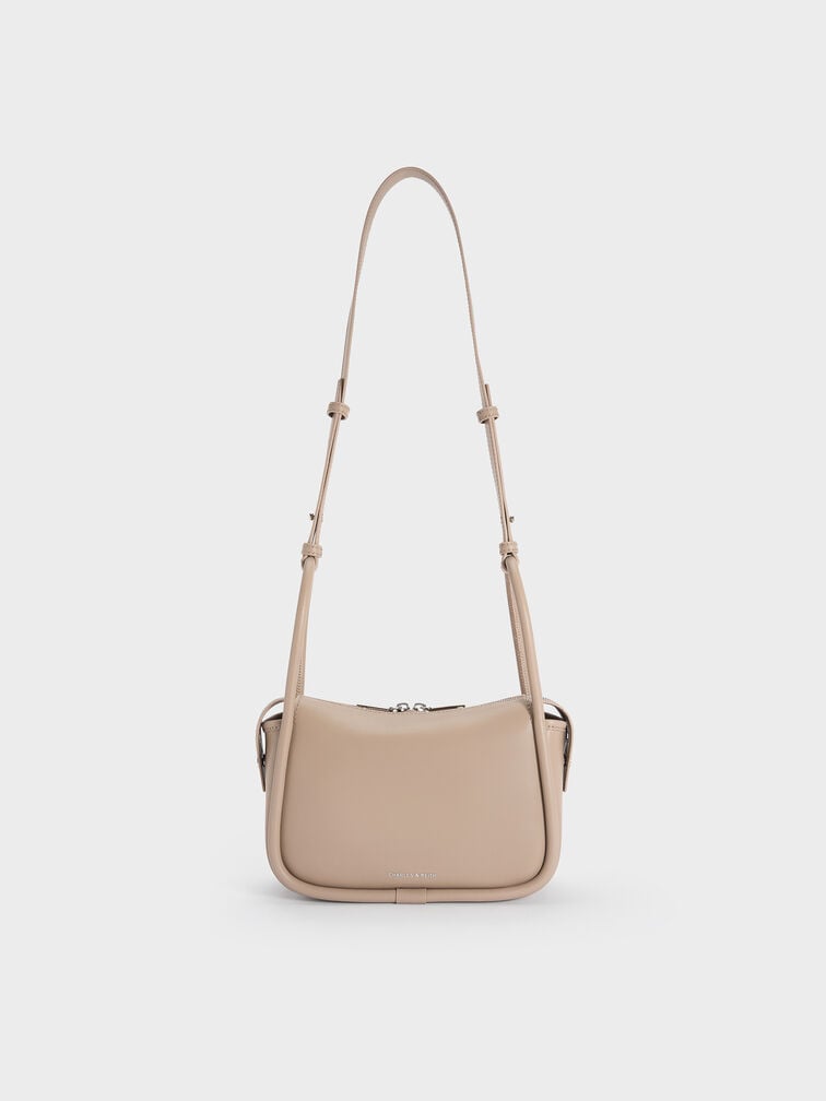 Lyla Shoulder Bag, Taupe, hi-res