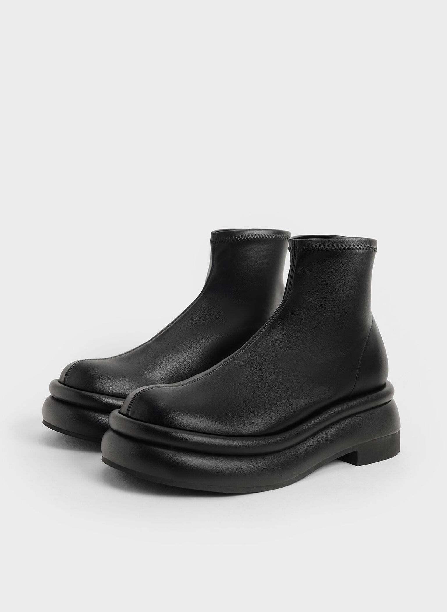 Nola Slip-On Ankle Boots​, Black, hi-res