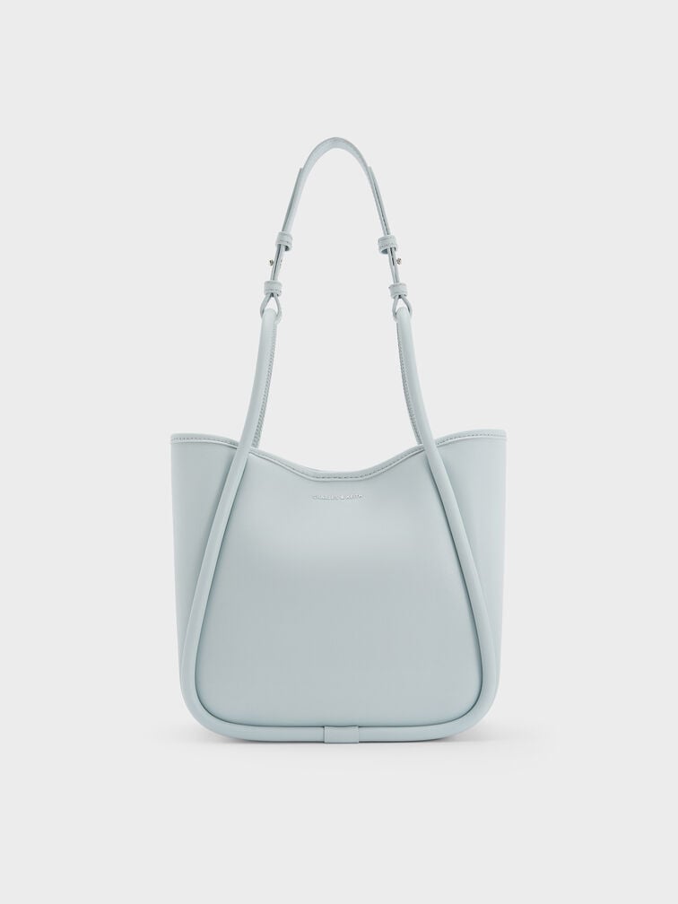 Mini Lyla Tubular Tote Bag, Sea Salt Blue, hi-res