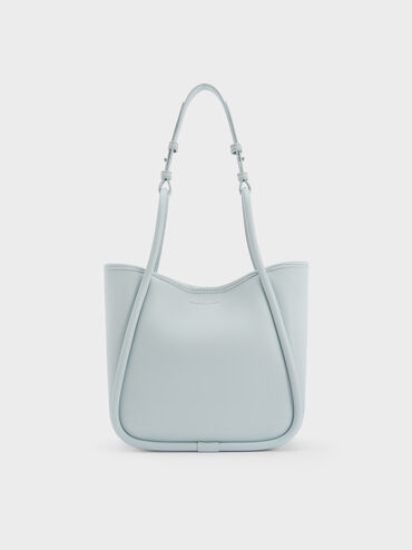 Mini Lyla Tubular Tote Bag, Sea Salt Blue, hi-res