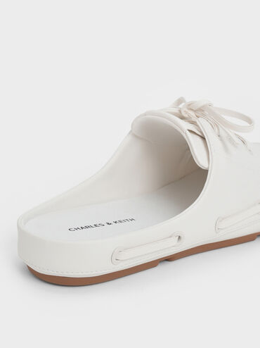 Slip-On Boat Shoes, White, hi-res