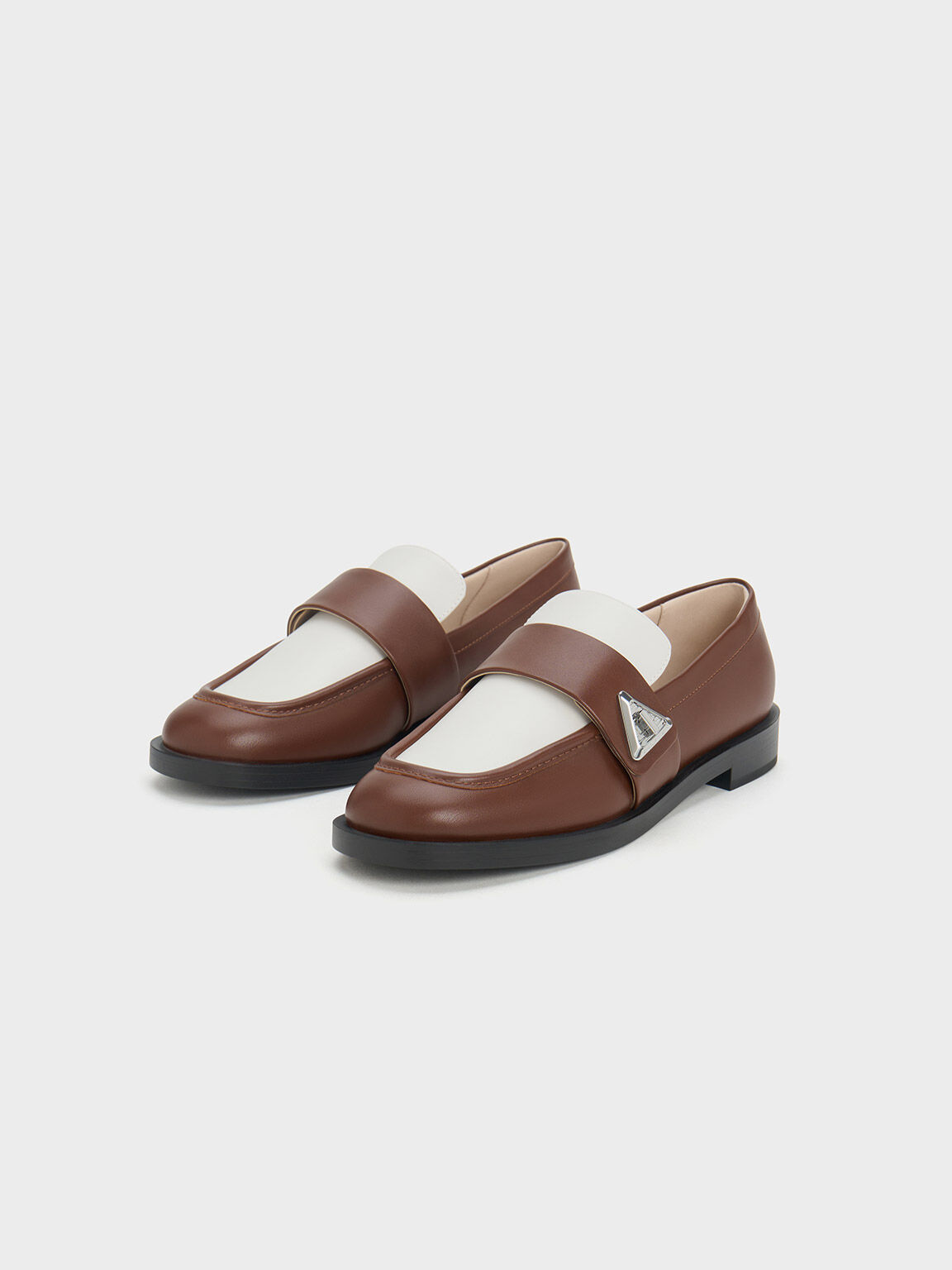 Two tone loafers clearance mens