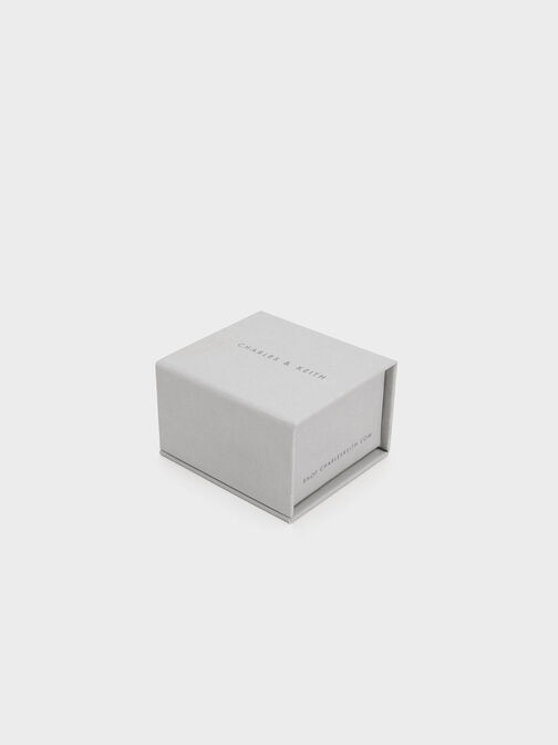 Briar Square Stud Earrings, Gold, hi-res