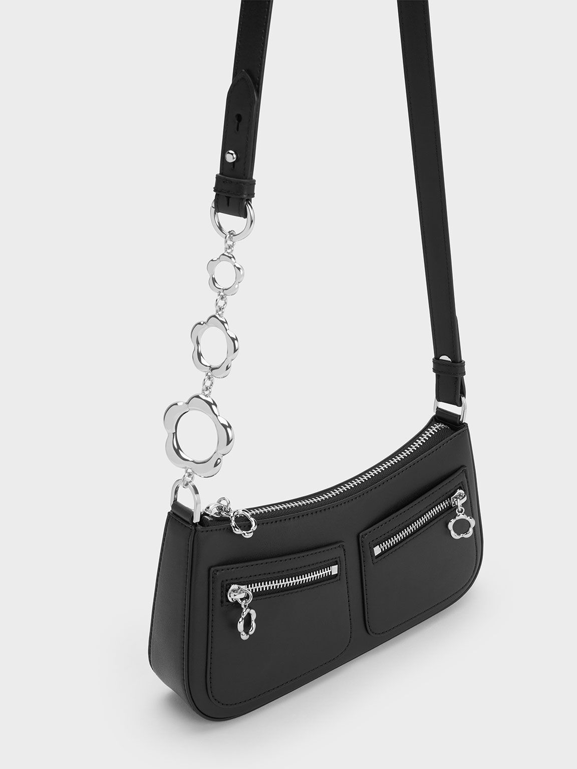 Charles and keith embellished crossbody bag new arrivals