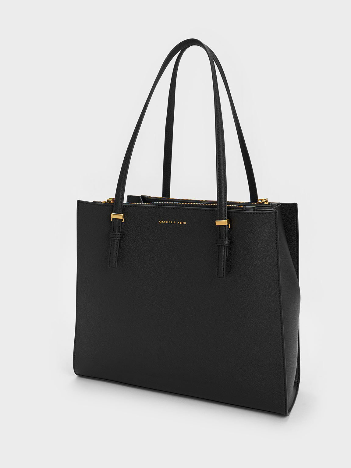 Charles and keith structured tote bag online