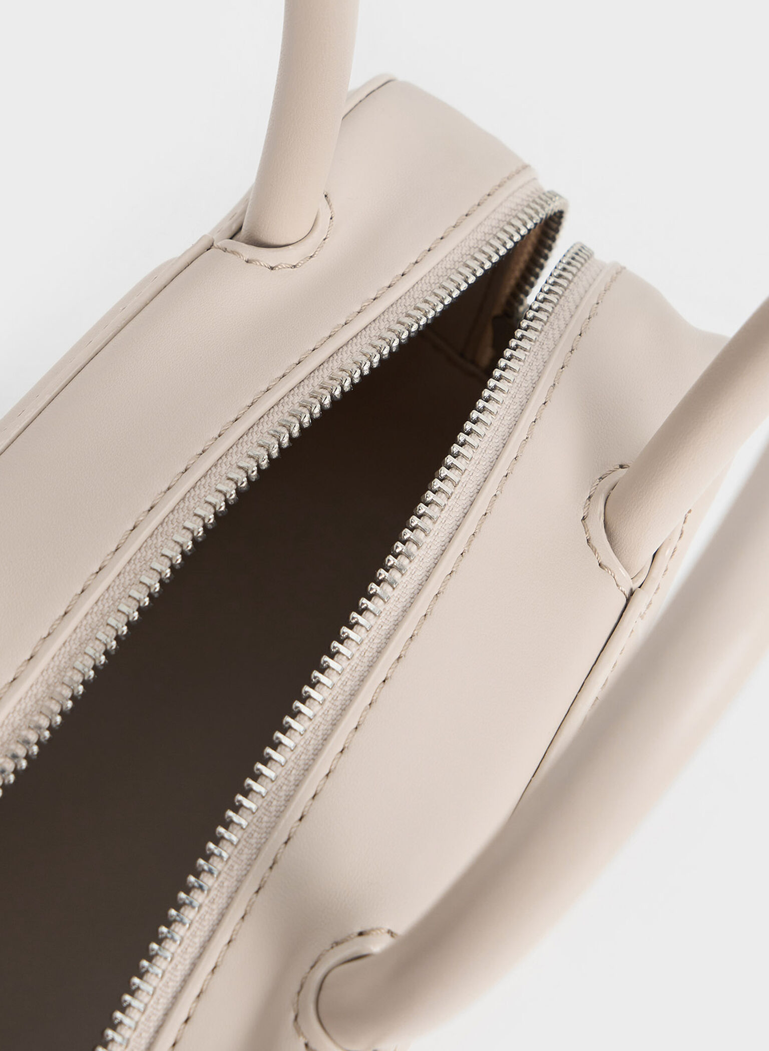 Perline Elongated Top Handle Bag, Oat, hi-res