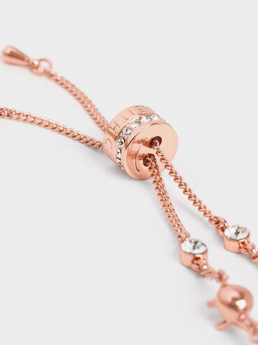 Oceana Crystal Bracelet, Rose Gold, hi-res