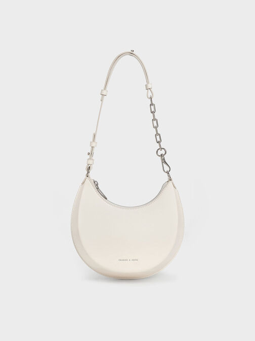 Olivia Moon Bag, Cream, hi-res