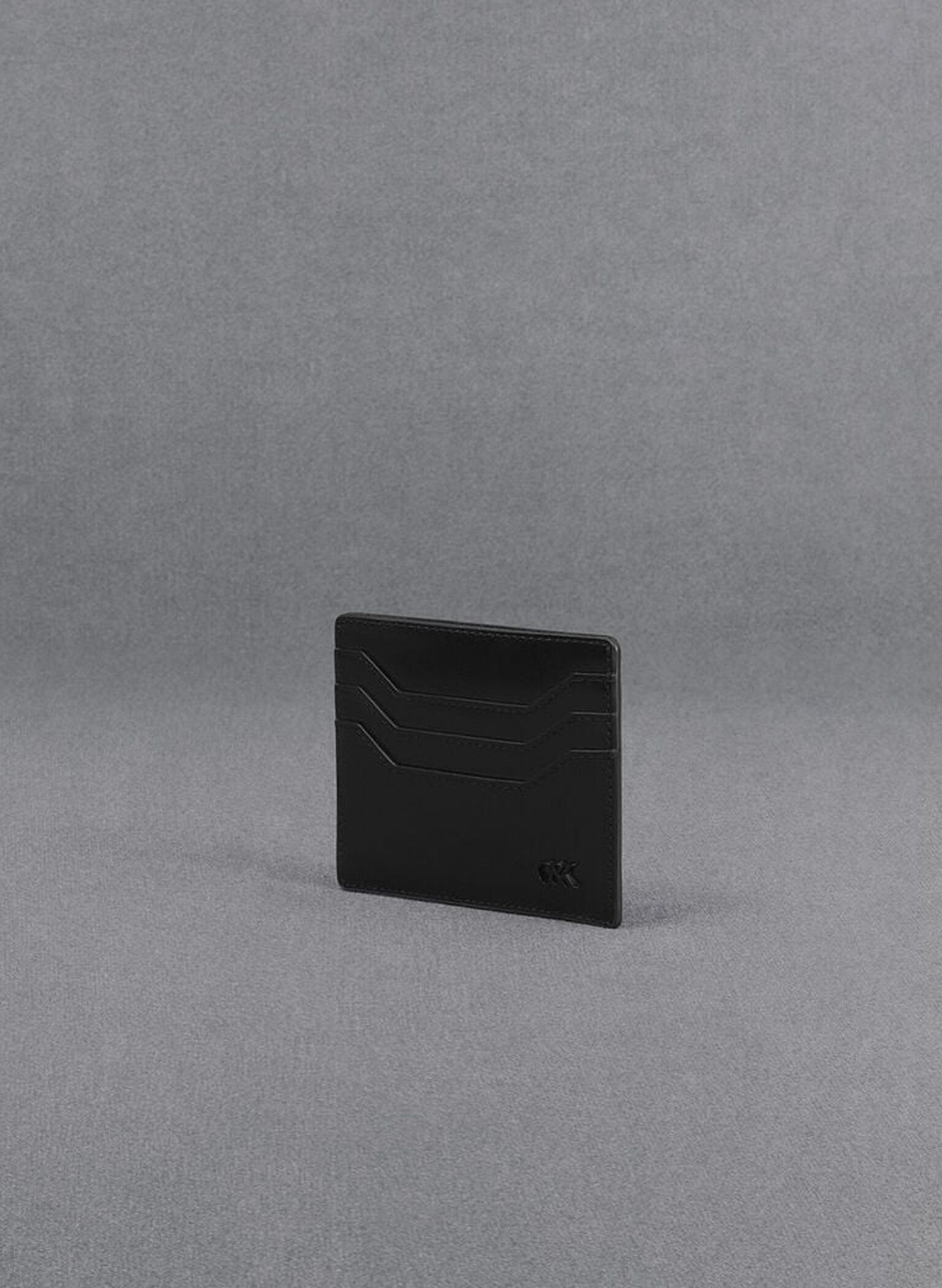 Carli Leather Multi-Slot Card Holder, Black, hi-res