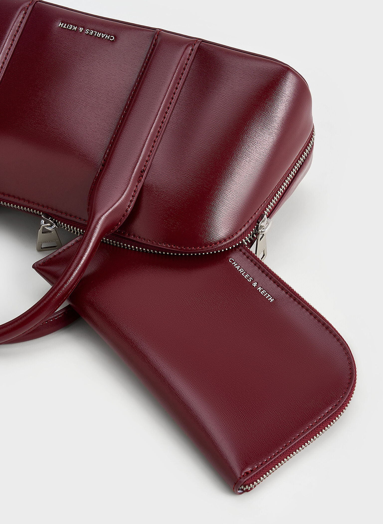 Axel Elongated Bowling Bag, Burgundy, hi-res