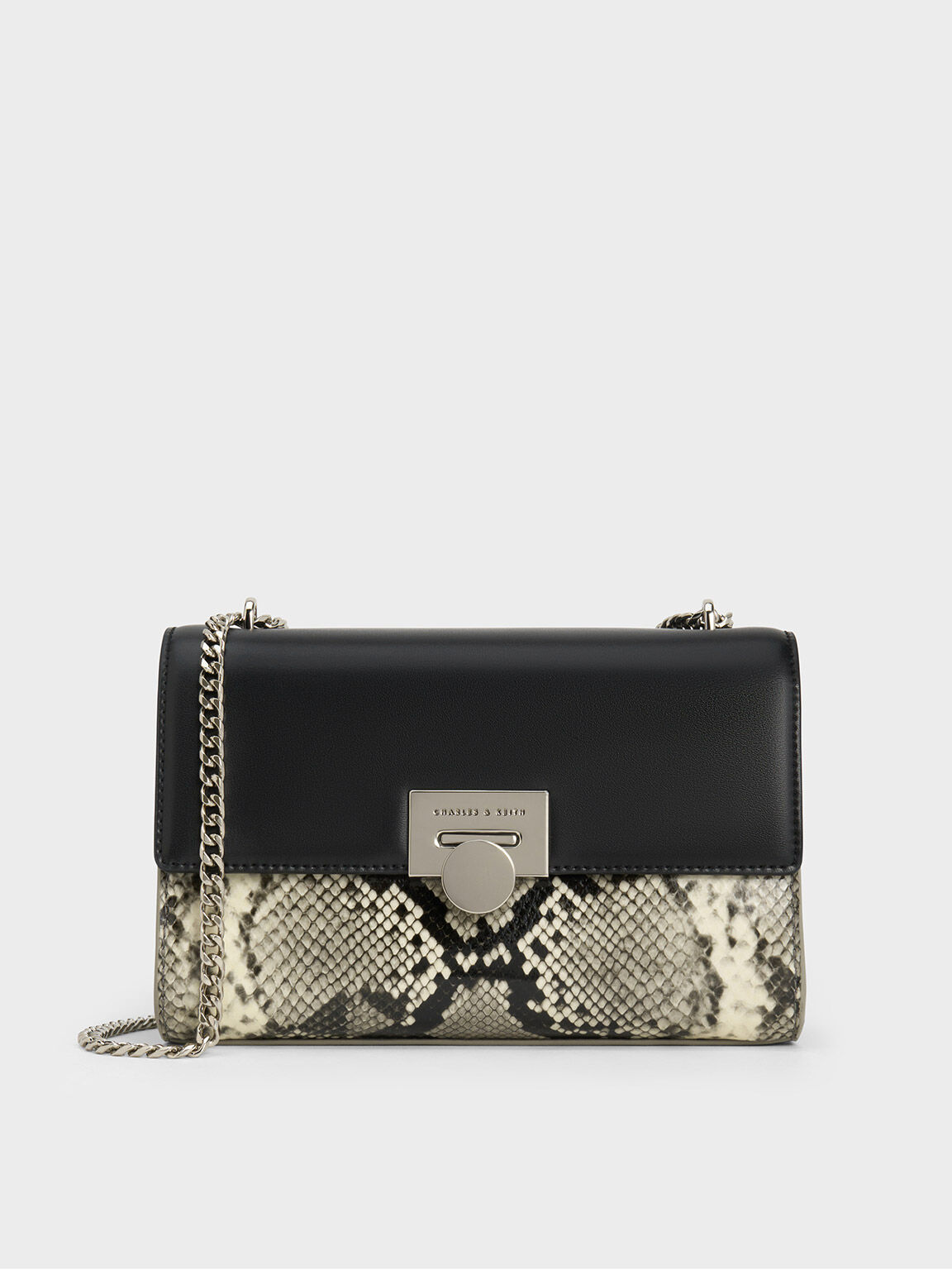 Black and snake print bag clearance