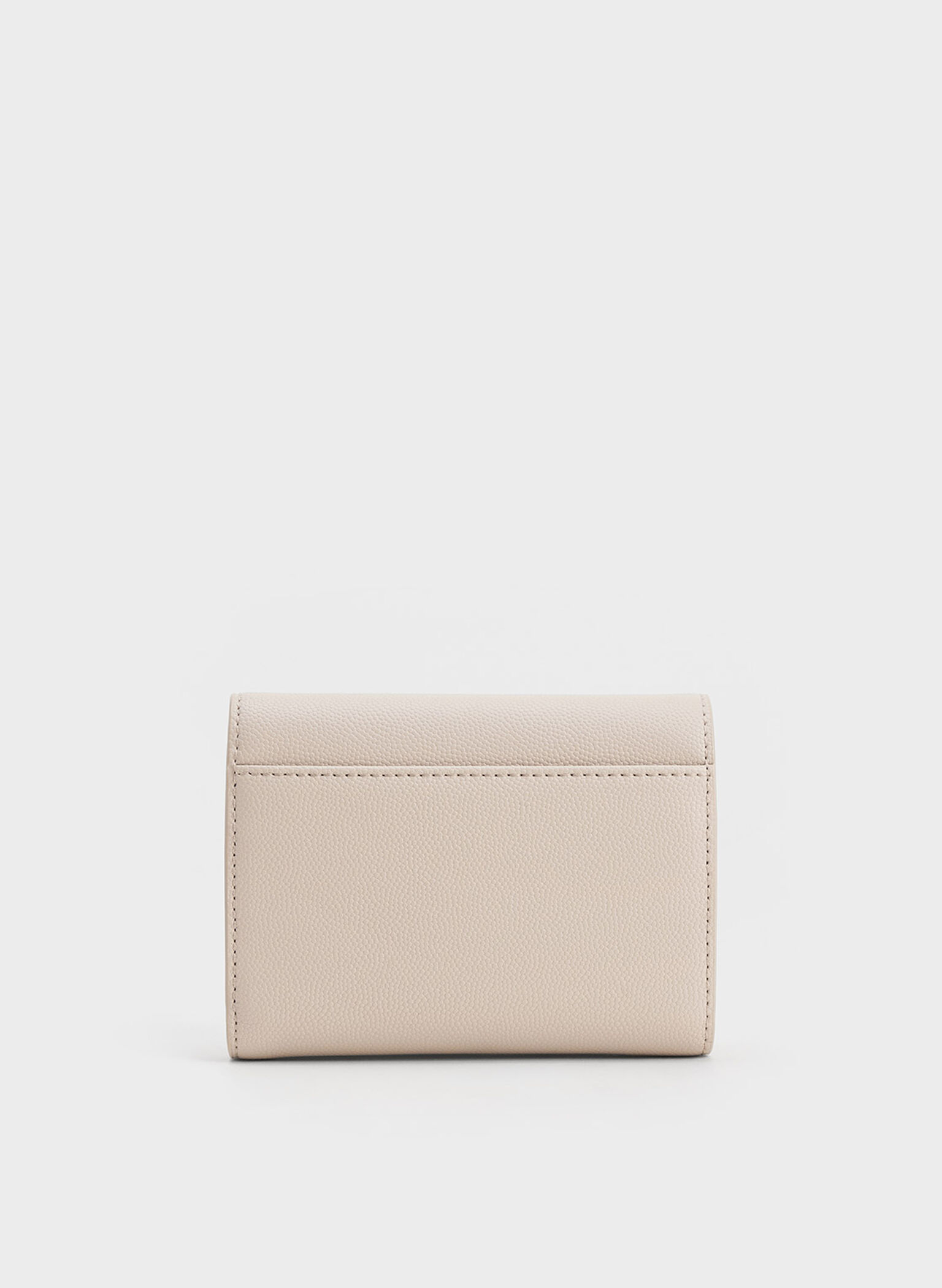 Briony Curved Flap Wallet, Oat, hi-res