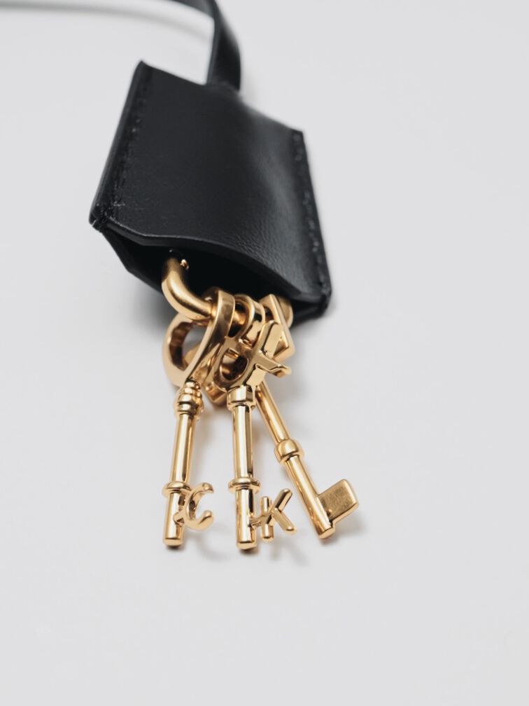Mini Kerry Chain-Handle Crossbody Bag, Black, hi-res