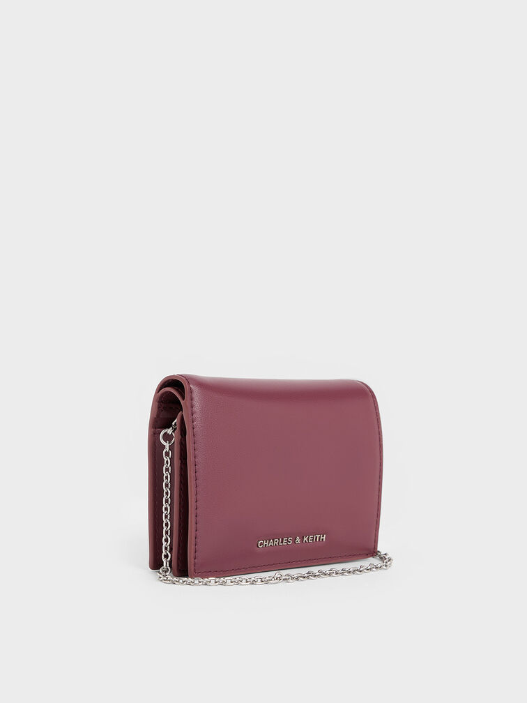 Cassia Card Holder, Burgundy, hi-res