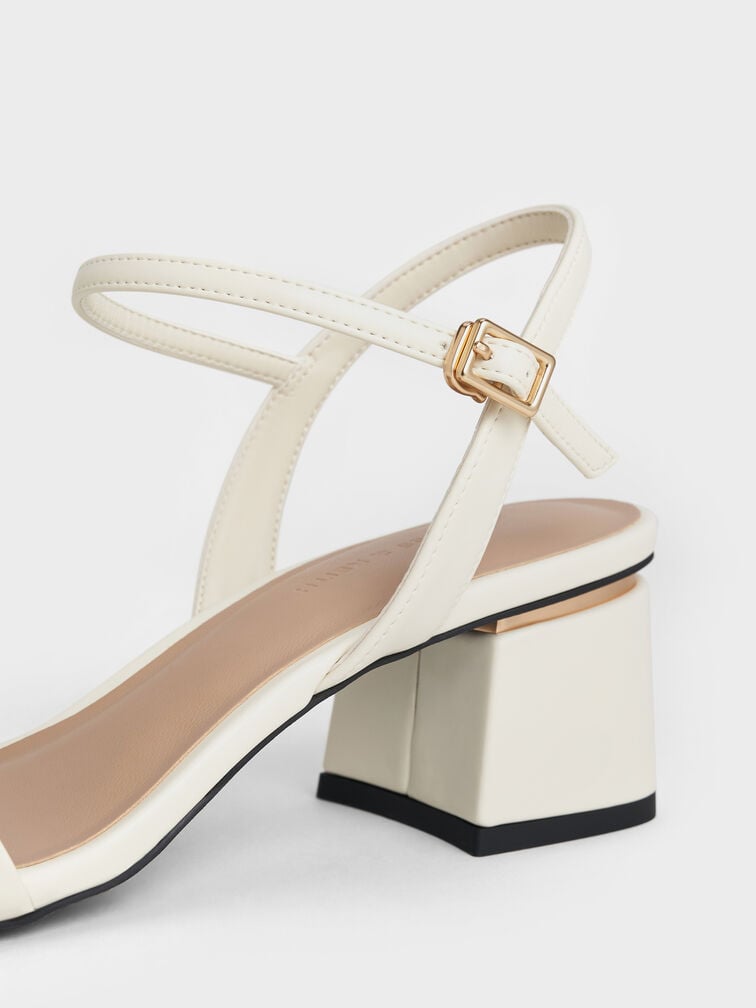 Sylva Block-Heel Sandals, Chalk, hi-res
