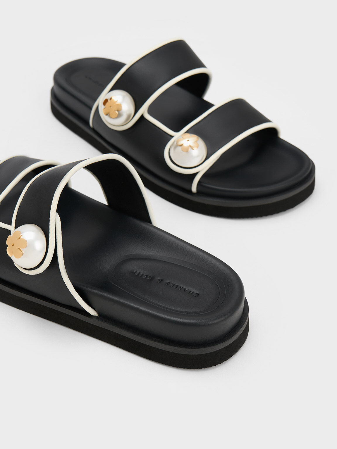 Tyra embellished slide store sandal