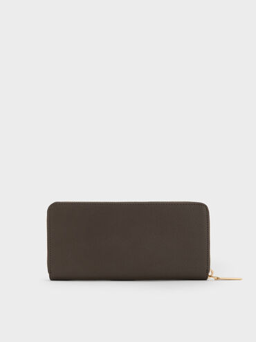 Dulcie Zip-Around Long Wallet, Dark Moss, hi-res